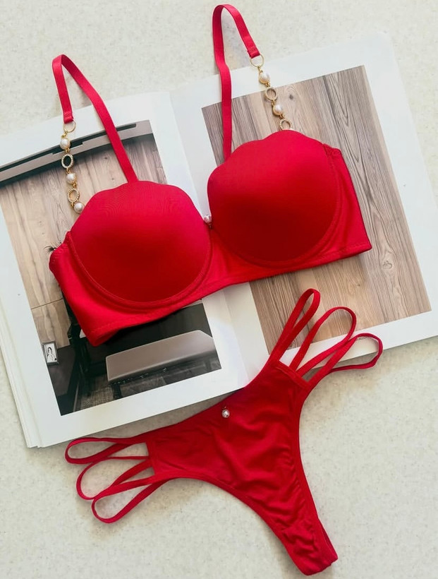 ست اسفنجی بند مرواریدی